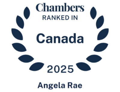 Ranked in Chambers Canada 2025 - Angela Rae