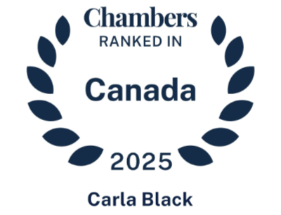 Ranked in Chambers Canada 2025 - Carla Black